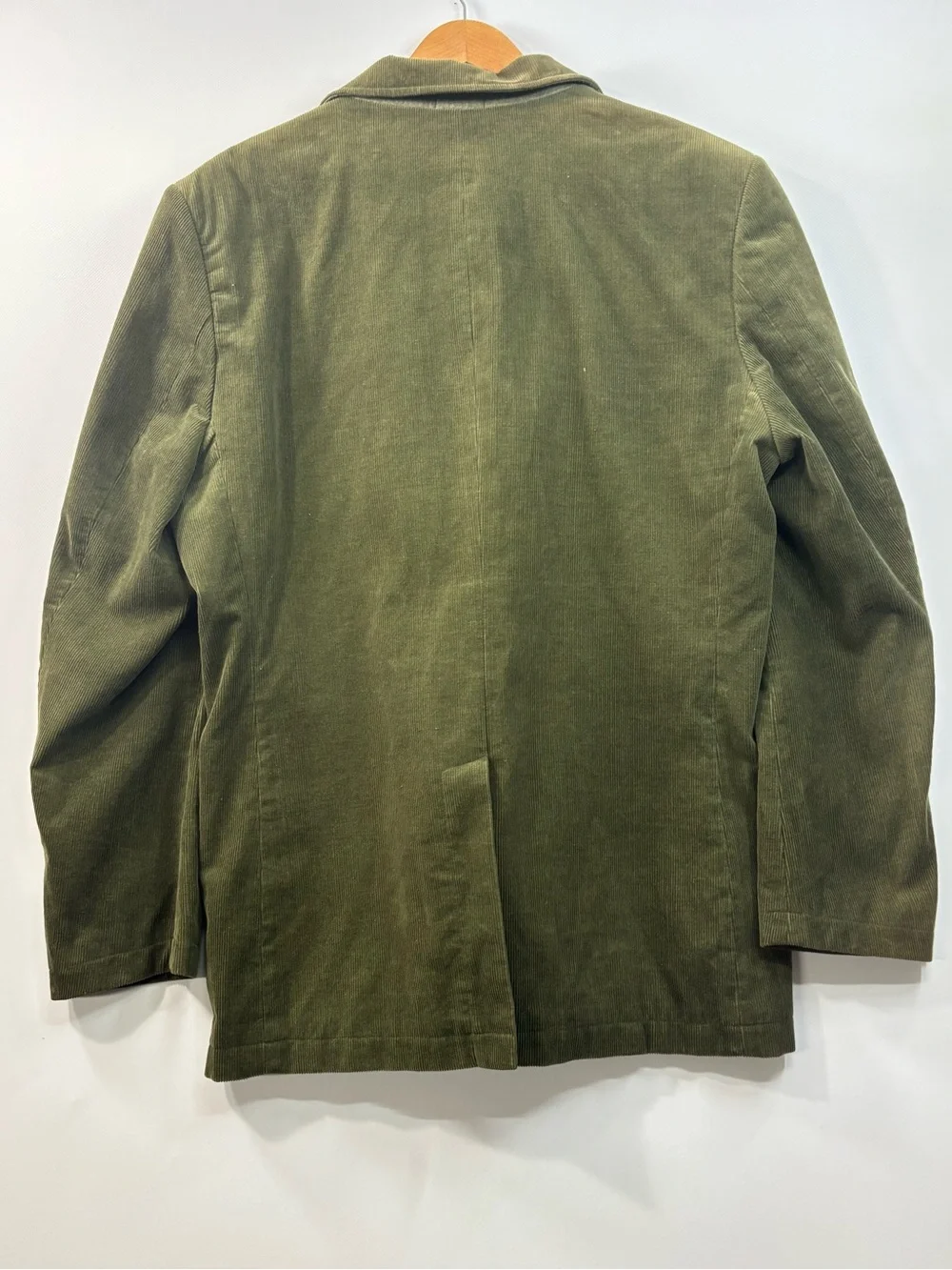 Consensus SportsWear Corduroy Olive Green Sports Coat Men’s Size Large